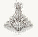 IRON & CRYSTAL ROUND CHANDELIER-DWHOME