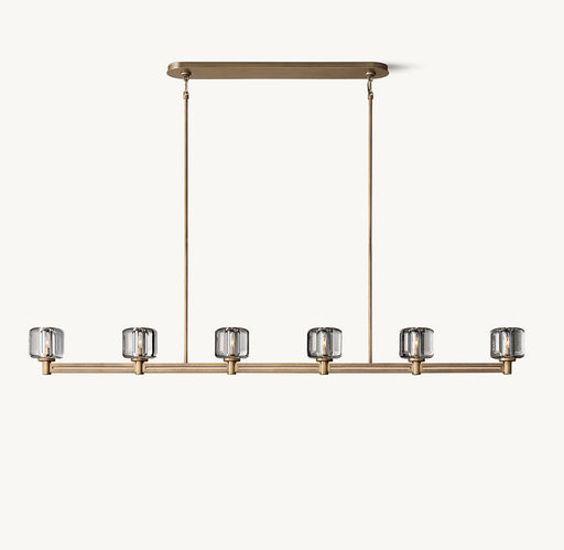DEMARET LINEAR CHANDELIER 72"-DWHOME