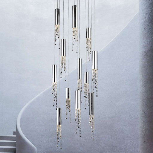 Canali Modern Crystal Pendant Chandelier.