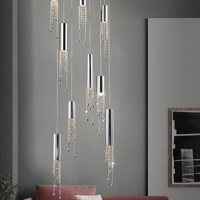 Canali Modern Crystal Pendant Chandelier.