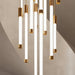 La Barra Duplex Staircase Foyer Chandelier.