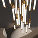 La Barra Duplex Staircase Foyer Chandelier.