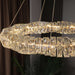 40" Bacci Crystal Chandelier.