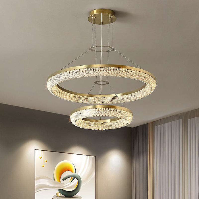 Bergamo Crystal Chandelier-DWHOME