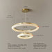 Bergamo Double Ring Crystal Chandelier.