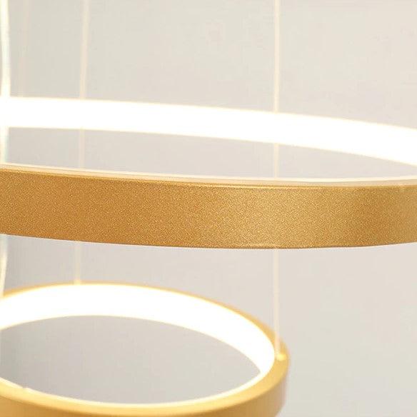 Lustre à anneaux-DWHOME