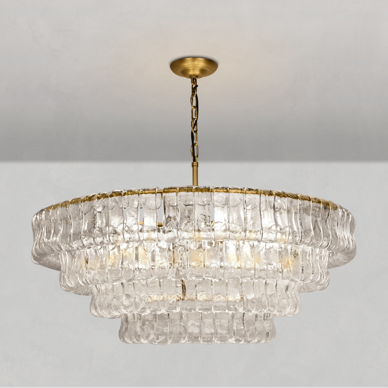 Ghiaccio Round Chandelier 36''48''-DWHOME