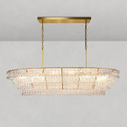 Ghiaccio Oval Chandelier 54''65''-DWHOME