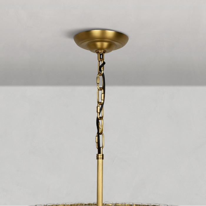 Ghiaccio Round Chandelier 36''48''-DWHOME