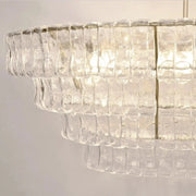 Ghiaccio Oval Chandelier 54''65''-DWHOME