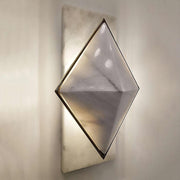 Art Deco Natural Marble Wall Sconce-DWHOME