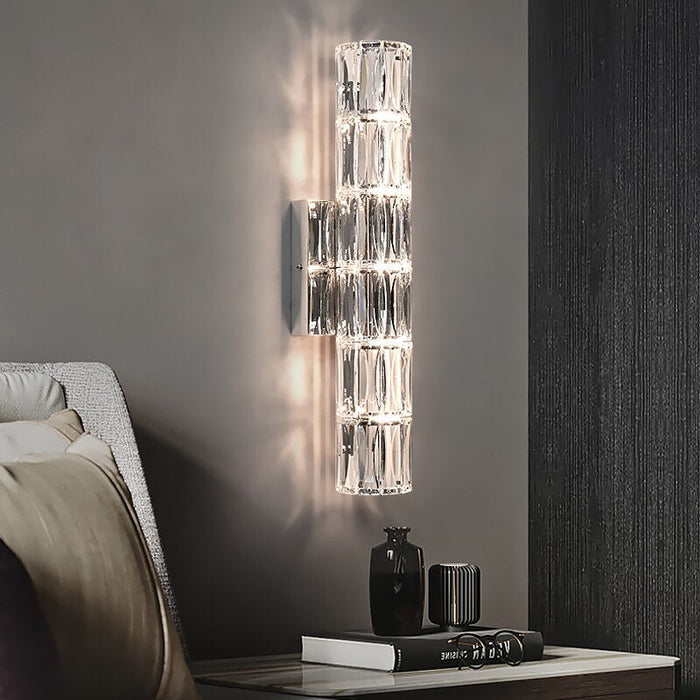 Bacci Indoor Crystal Wall Sconce.