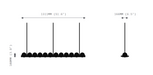 Ouranos II Linear Chandelier-DWHOME