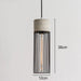 Long Pencil Concrete Cement Minimalist Line Pendant Light - DWHOME