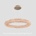 24-47 Inch Round Clear Geode Quartz Crystal Ring Pendant Light Modern Chandelier for Living Room-DWHOME