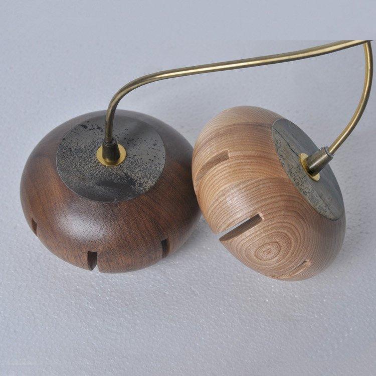 Wooden Petal Kitchen Island Pendant Light-DWHOME