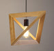 Kaleidoscope Triangle Wooden Pendant Light - DWHOME