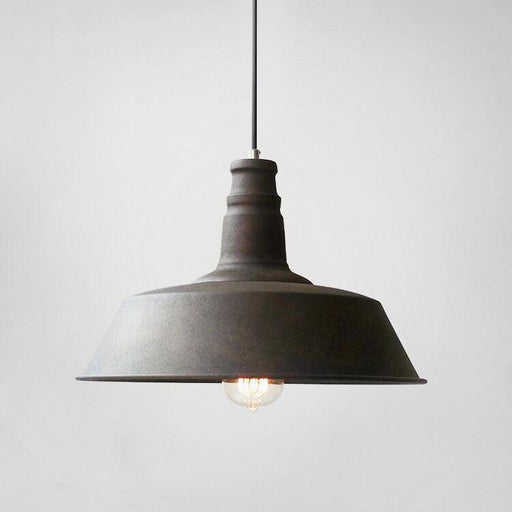 Vintage Industrial Pendant Light Rustic brown.