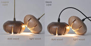 Wooden Petal Kitchen Island Pendant Light-DWHOME