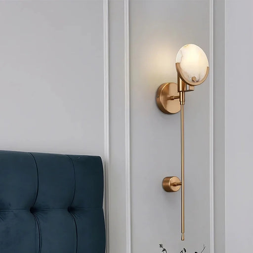 Natural Marble Wall Light Sconce.