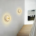 Moonshade Natural Marble Wall Light Fixture.