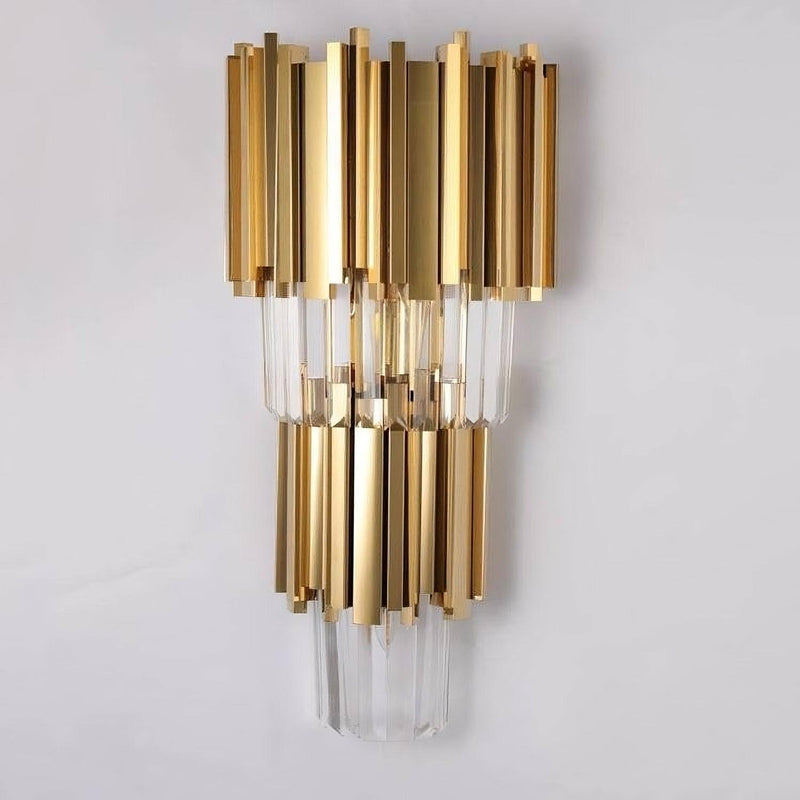 Gio 24" Crystal Wall Sconce-DWHOME