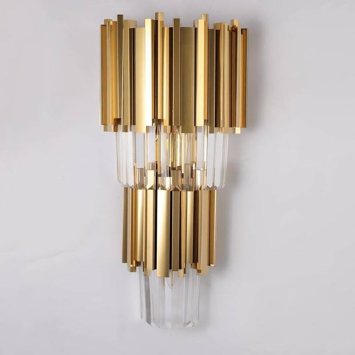 Gio 24" Crystal Wall Sconce.