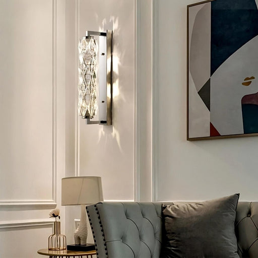 Bacci Modern Crystal Sconce-DWHOME