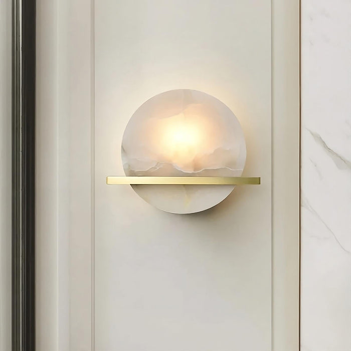 Natural Marble Wall Light Sconce.