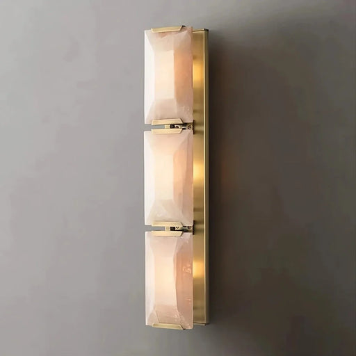 Villano Calcite Crystal Wall Sconce.