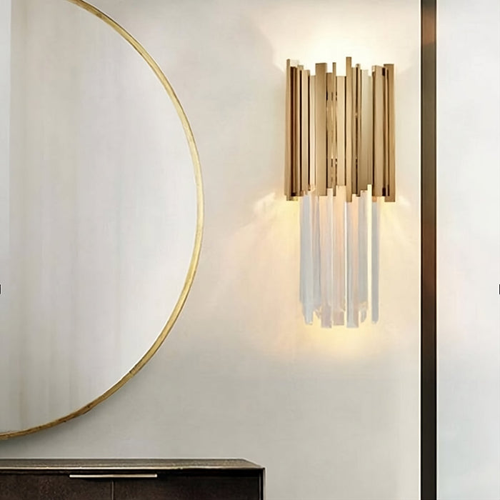 Gio Crystal Wall Sconce.