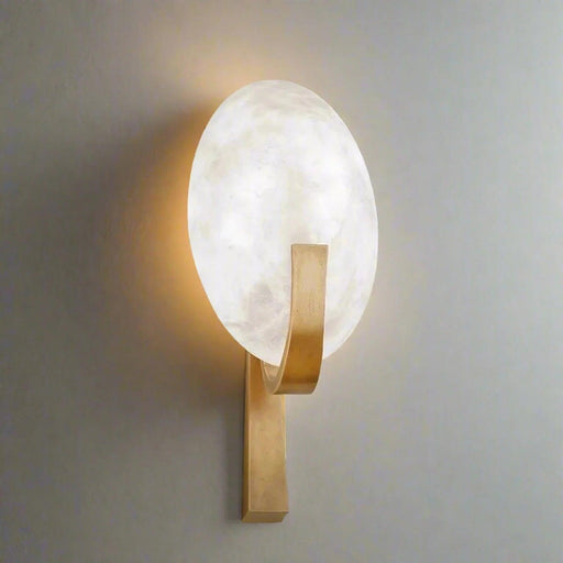 Natural Marble & Copper Sconce Light-DWHOME