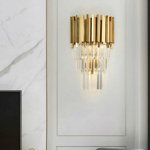 Gio Crystal Wall Sconce.