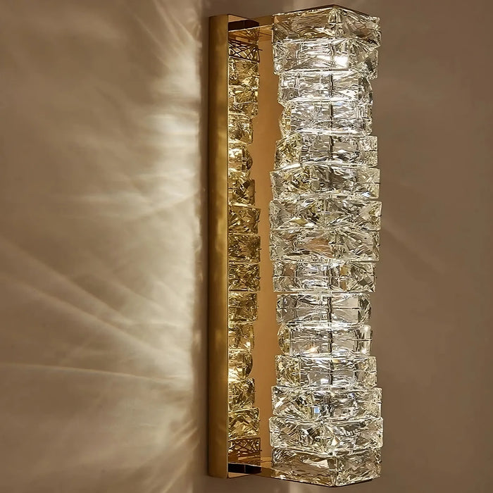 Bacci Crystal Wall Sconces.