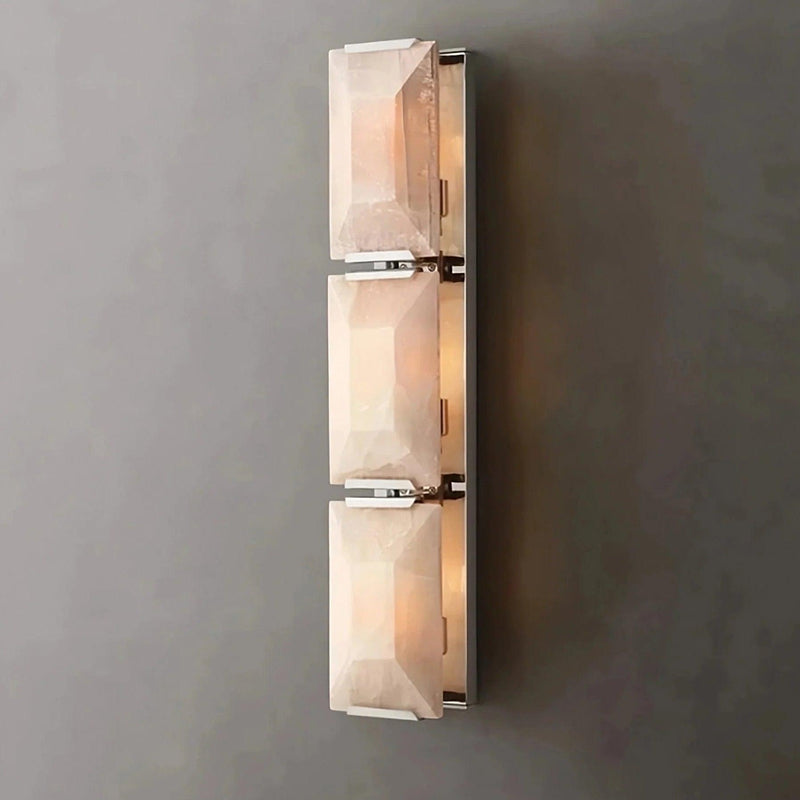 Villano Calcite Crystal Wall Sconce-DWHOME