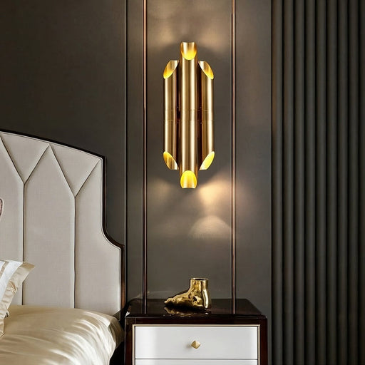 Atri Stainless Steel Wall Sconce.