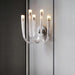 Candela Glass Wall Sconce.