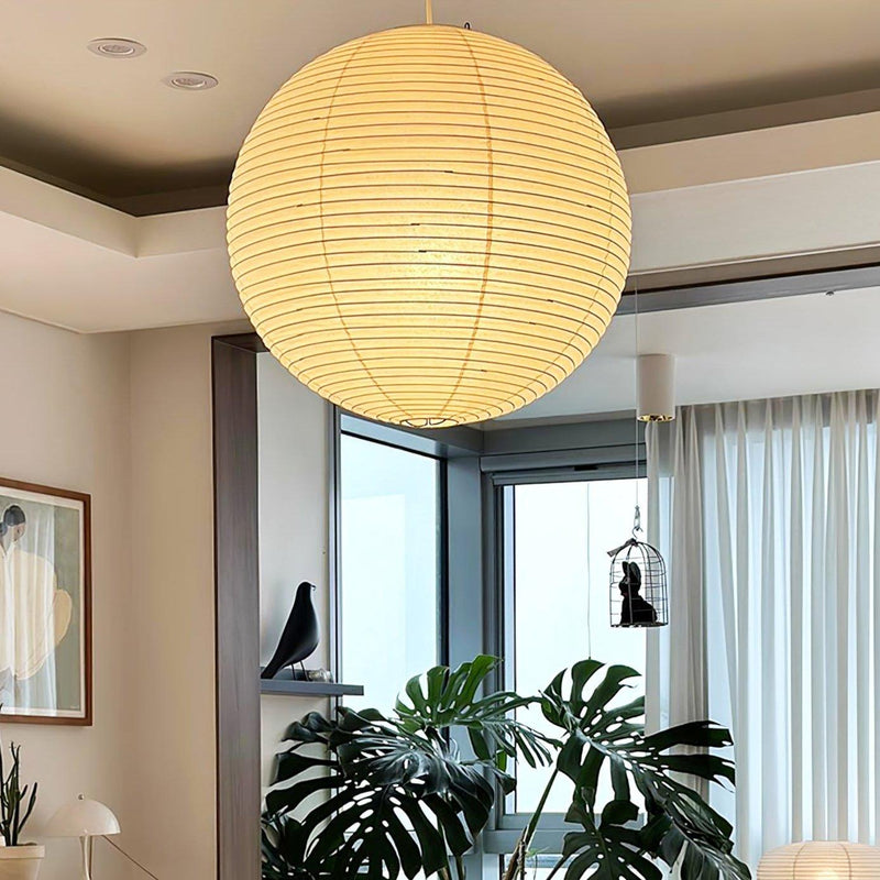 Washi Paper Round Series Pendant Lamp-DWHOME