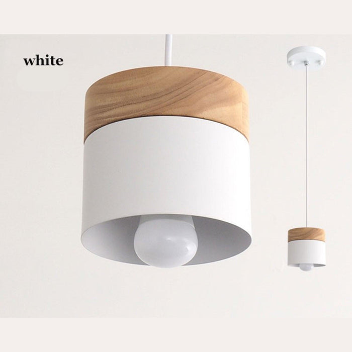 Nordic Style Wooden Macaron Ceiling Light - DWHOME