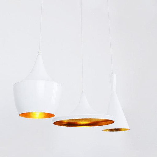 Modern Beat White Pendant Light.