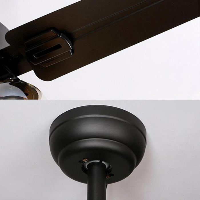 Black Vintage Ceiling Fan - DWHOME