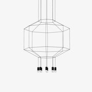 Geometric Lines Pendant Lamp-DWHOME