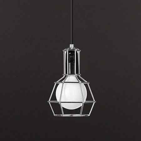 Work Lamp Cage Pendant Light.