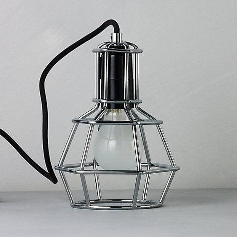 Work Lamp Cage Pendant Light-DWHOME