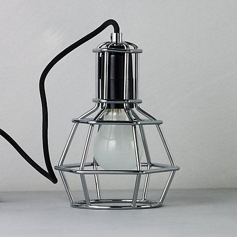 Work Lamp Cage Pendant Light.