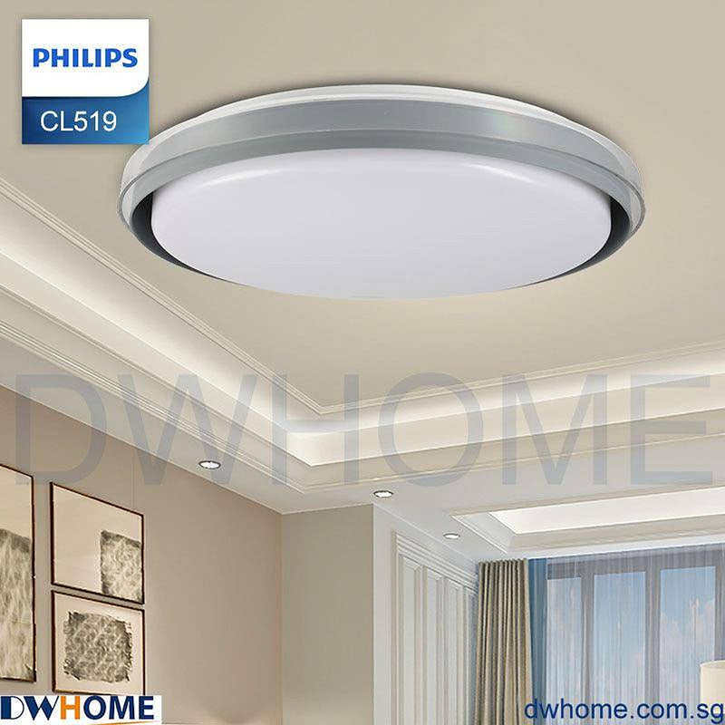 Philips LED Ceiling Light 24W CL519 Tunable Three Light Settings Scene Switch Gold Auto Memory-DWHOME