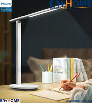 Philips LED Table Lamp Dimmable Tunable Foldable Arm White Desk lamp study Children School EyeComfort-DWHOME