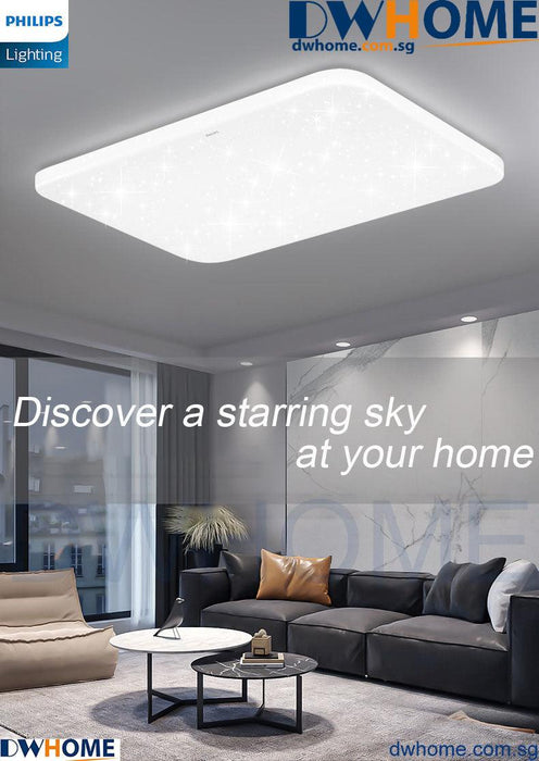 Philips LED CL830 Ceiling Light Round Rectangle Tunable Light With Simple Nordic Design Modern Atmosphere.