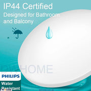 PHILIPS 10W/17W LED Ceiling Light Water Resistance IP44 Certified Round-DWHOME