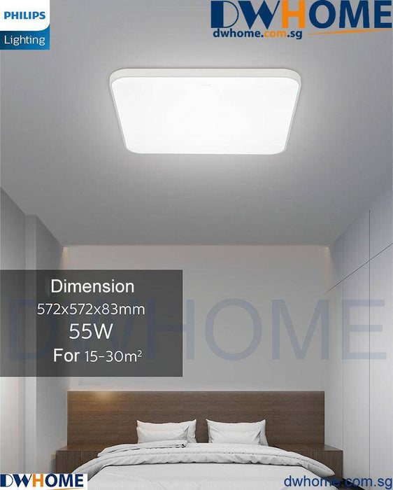 Philips LED CL702 Ceiling Light Tunable Light With AIO Remote Control Simple Design Modern Atmosphere Ultra-Thin.